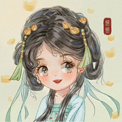 甜橙美绘采集到Q版人物