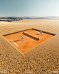Jacquemus tennis court - champs de blé