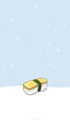  #手机壁纸# 呀呀！都是寿司！要拿个饭团还是寿司捏？ (ฅ•ω•ฅ)