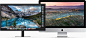 iMac : iMac 将增强的性能与更胜以往的 Retina 显示屏集于一身，通过两种尺寸带来超凡的台式电脑体验。请访问 apple.com 进一步了解。