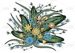 传单,鞋子,婚礼,模板,植物,夏天,草图,花,构图,绘制