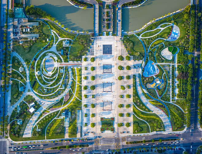 嘉兴南湖市民广场景观设计 - hhlloo