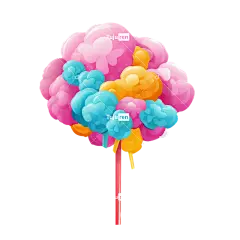 棉花糖棒棒糖棒棒糖树棒棒糖云