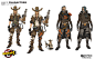BORDERLANDS 3 - ALLY CHARACTERS / Clay / Typhon / Moxxi, Sergi Brosa : Hello! I keep posting Borderlands 3 concept art. Some of the NPC ally characters i had the pleasure to work on, maybe the funniest ones. I have a special love for Typhon Deleon, hehe, 