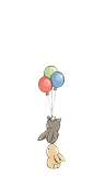 唯美手绘水彩卡通可爱气球热气球照片美化装饰PNG免抠透明PS素材
