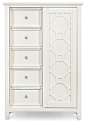 'Cameron' Sliding Door 4-drawer Chest - contemporary - dressers chests and bedroom armoires - Overstock.com