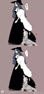 还有之前的画的小剧场来着#魔女集会で会いましょう##百合# ​