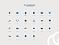 Icons Set - Sendinblue icons colors design illustration website iconography branding agency ui iconset