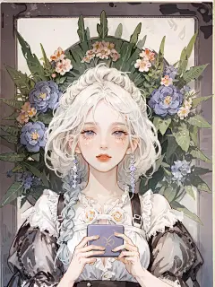 穆夏风神明少女 #二次元# ...@梨小月同学的动态