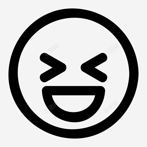 笑新闻纸情绪图标 标识 标志 UI图标 设计图片 免费下载 页面网页 平面电商 创意素材