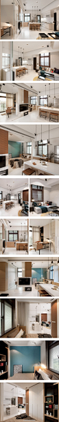 #我爱我家# 台湾清新时尚的一室公寓，很值得借鉴啊 http://t.cn/RvIuaxi