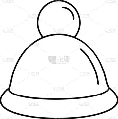 时尚,轮廓,冬天,帽子,计算机图标,可爱的,热,运动,天气,雪