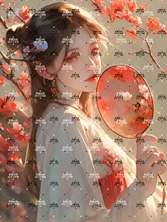 AI版权图古风女1969