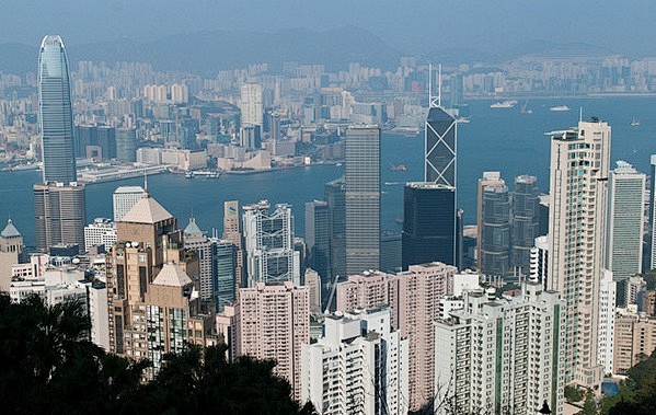 香港山顶（太平山）看风景