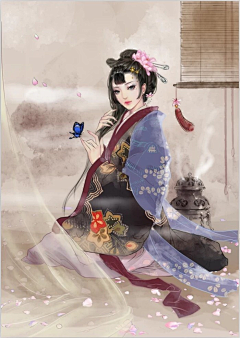 空白格-liu采集到古风