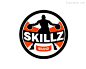 标志说明：波兰SKILLZ篮球配件品牌logo设计欣赏。
