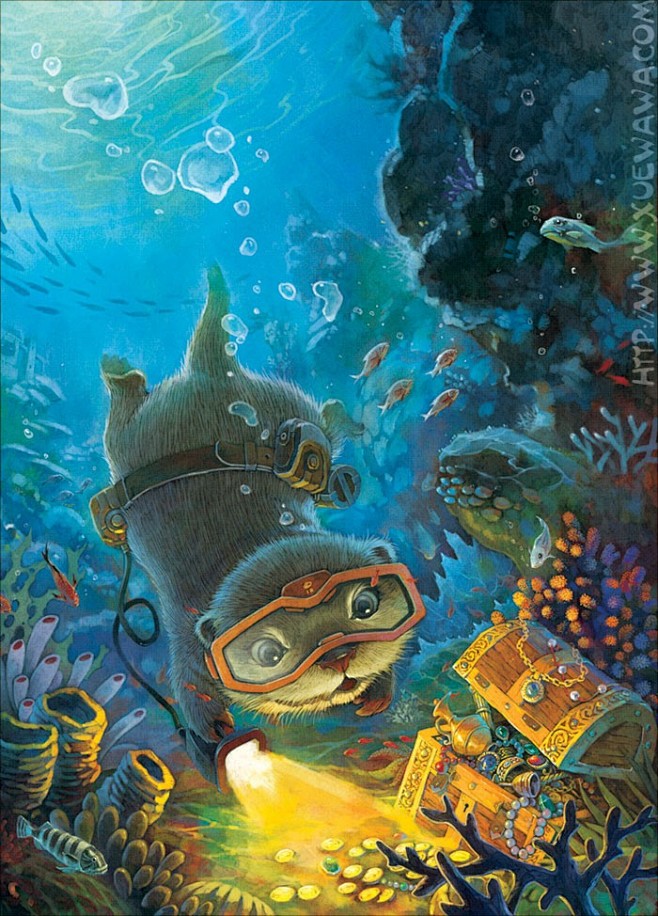 海底寶藏 由 雪娃娃童画 创作 | le...