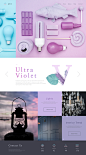 UI界面设计 互联网电商 紫色背景 灯具设计 web网页设计PSD_UI设计_Web界面