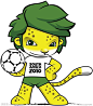 2010南非世界杯吉祥物设计图