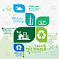 [编号264]Eco Infographics环保绿色地球房屋EPS矢量数据图表素材-淘宝网