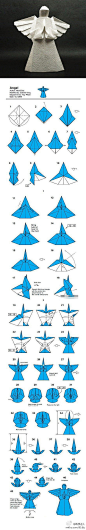 纸艺 哈利路亚~折个天使守护你