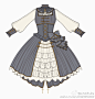 #lolita新款图透#图透一下新款的设计图#十字颂#放出来主要目的是想让大家选一下色，确定要做的是纯黑和纯白还准备再选2到3个配色！看大家喜欢？超过30个人选择的配色就会做出来啦
【顺便关注并转发此微博，抽送安娜苏小星星or kiko情人节限定自选色一支】
我时常会做一个梦：
深林，鸟语， ​​​​...展开全文c