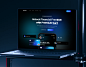 UI/UX Web Design  landing page finance Fintech credit card Bank banking App Landing Page