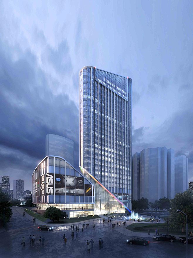 13套国外黑暗场景建筑效果图PSD合集