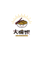 大碗饭快餐店LOGO