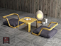简约日式差桌椅组3d模型下载[id:136158]_建E网模型下载-3d模型分享交流平台