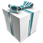 礼物盒图标 iconpng.com #Web# #UI# #素材#