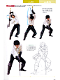 Drawing! Sword & Magic Pose Style Graphics Reference Book - Anime Books