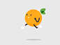 奔跑的橙子 Running orange