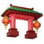 中国新年 3D 图标