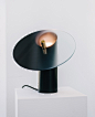 This lamp can be dimmed by rotating its half-tinted glass shade : The Tinge series of lamps by Jacob Starkley are simple, hands-on, and rely on a fun, tactile human interaction rather than getting Alexa to control your