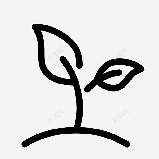 发芽环境生长图标 免费下载 页面网页 平面电商 创意素材