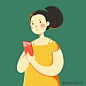 <a class="text-meta meta-mention" href="/g1vgouqmzm/">@warmth文文</a>  扁平插画 头像练习