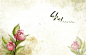 温馨粉色韩国花朵背景图片