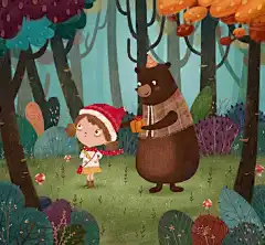 一组故事性满满的插画～ 希望每个人都能一直拥有童真（via @一二插画 ） ​​​​