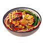 美食插画PNG图片