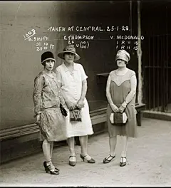 这是一组来自悉尼的档案资料，他们是上世纪20年代的警局所拍的犯罪分子肖像照。已不仅仅是记录图像，不乏摄影师的主观意识，堪比时尚海报。每一张照片都有它的故事。