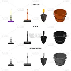 环境净化,家庭生活,图标集,分离着色,金属,环境,大桶,塑胶,设计,收集