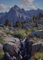 "Picture Peak" by Matt Smith Oil ~ 22" x 16"