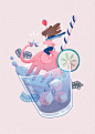 Summer 夏日 : Summer themed illustrations