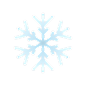 浅蓝色的雪花图标 iconpng.com