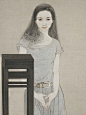 罗寒蕾工笔人物画高清欣赏