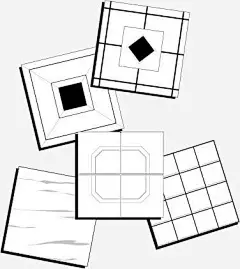 手绘地板砖高清素材 免费下载 页面网页 平面电商 创意素材 png素材