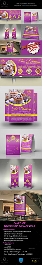 Cake Shop Advertising Bundle Vol.2 - Signage Print Templates