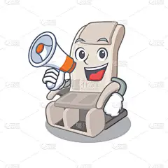与扩音器按摩椅隔离在字符