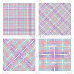 春天,式样,格子花纹,数字2,彩色蜡笔,时髦的,砖地,苏格兰短裙,传统,华丽的